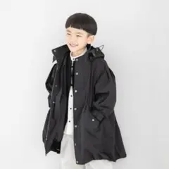 新品　ローリーズファームキッズ　3wayモッズコート　アウター　ブラック