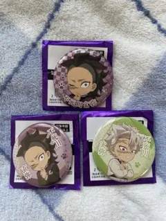 鬼滅の刃　ナンジャタウン　缶バッジ　レア　ノーマル　不死川玄弥　不死川実弥