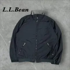 587]90s-00sエルエルビーン刺繍ロゴ ウォームアップナイロンジャケット