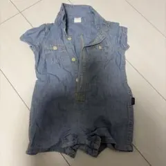 babyGap デニム風ロンパース 半袖