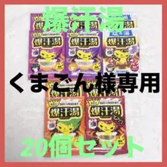 【新品】爆汗湯 ばっかんとう 入浴剤 60g 5種×4 20点セット