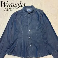 ラングラー　LADY Wrangler 長袖デニムシャツ　レディースのサムネイル