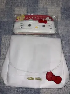 ハローキティ スクエアリュック はちまきバンド 2点セット