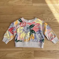 baby GAP 花柄トレーナー 18-24ヶ月
