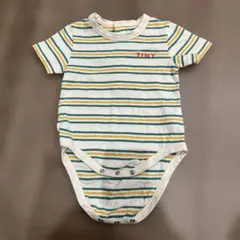 tinycottons TINY ボーダー柄 半袖 ロンパースのサムネイル