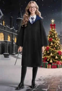 【匿名配送】ハリーポッター ローブ レイブンクロー 青 眼鏡 杖 アクセサリー