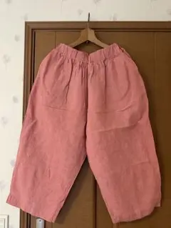 ito fukuoka リネンセットアップ ピンク　used b13463gf-01.jpg