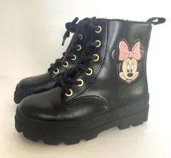 【新品未使用】H&M キッズブーツ　ミニーちゃん