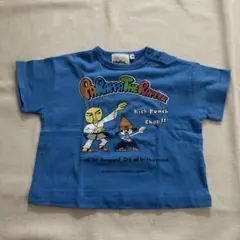 マーキーズ　パラッパラッパー　プリント半袖Tシャツ　ブルー　80㎝　新品のサムネイル