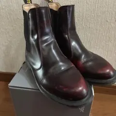 Dr. Martens サイドゴアブーツ　バーガンディ　Used