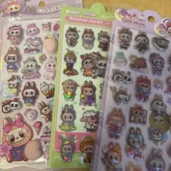 ラブブ シール 3種類 おまけ付き