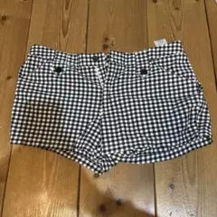 adidas ギンガムチェック ショートパンツ ブラックのサムネイル