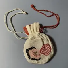 花柄の小物入れ　和風