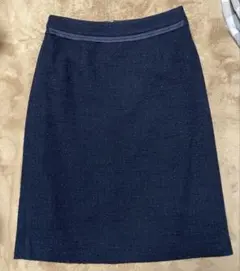 コムサイズム　スーツ　タイトスカート　L 黒