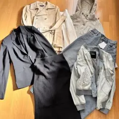 diesel theory GRL 古着　まとめ　ジャケット　レザー　デニム