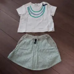 ラグマート　女の子　90㎝　上下セット