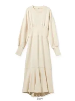 スウェット ロングワンピース