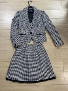 ハウンドトゥース柄 スーツセット