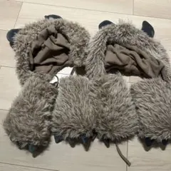 スリコ　ハロウィン　モンスター衣装　フードと手袋