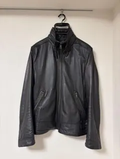 BURBERRY BLACK LABEL シングルライダースジャケット　Lサイズ