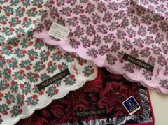 YVES SAINT LAURENT ハンカチ 3枚セット　未使用品