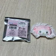 サンリオ ホワイトフリルシリーズ シークレット ヘアクリップ　マイメロディ