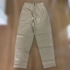 ZARA ザラ フェイクレザーパンツ ベージュ XS