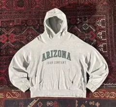 り*ー様 USA古着 カレッジロゴ プルオーバー パーカー グレー M