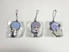 銀魂 3年Z組銀八先生 カプセルラバーマスコット 全員廊下に立ってなさい 3点