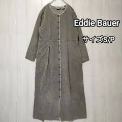 Eddie Bauer コーデュロイ ボタンアップ ロングワンピース S/P