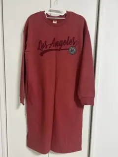 ユニクロ/スウェットワンピ/ミニー/レッド/L