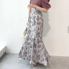 【美品】リリアンカラット トワルドジュイマーメイドスカート