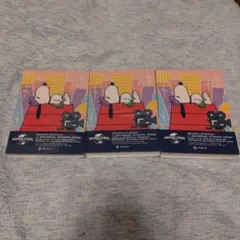 ［スヌーピー]メモ帳　3冊セット