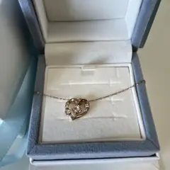新品未使用❣️Canal 4°C ハート型クリスタルネックレス