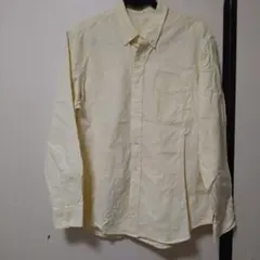 長袖シャツ イエロー XLサイズ gu メンズ