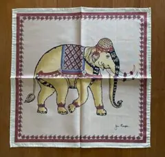 【新品・未使用】ジムトンプソン スカーフ　タイシルク　象