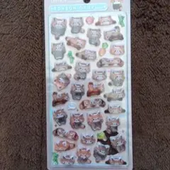 【国内正規品】ボンボンドロップシール　レッサーパンダ