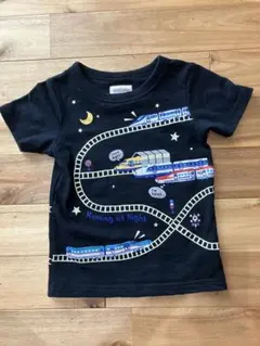 マザウェイズ　蓄光プリント　新幹線柄Tシャツのサムネイル