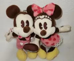 ミッキー＆ミニー バレンタイン 2013 ぬいぐるみバッジ