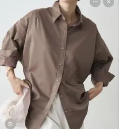LOUNGEDRESS サテンBIGシャツ　定価20000のサムネイル