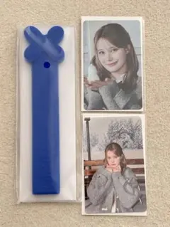 NiziU ハピドロ　うちわグリップ　トレカ　ニナ