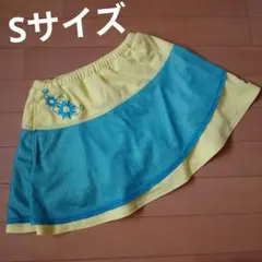 YONEX メッシュスカート ブルー　Sサイズ