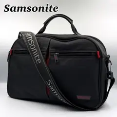 【美品】Samsonite ショルダーバッグ ボストン ナイロン 2way 軽量