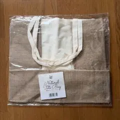 肩掛けナチュラルトートバッグのサムネイル