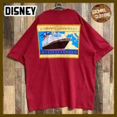 ディズニー クルーズ 地中海 豪華客船 記念品 海 夏 空 古着 半袖 Tシャツ