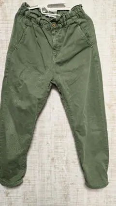 ZARA オリーブグリーン カジュアルパンツ