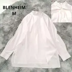 新品同様☆定価19800円 ブレンヘイム 2WAYリボンタイロングシャツ『S 