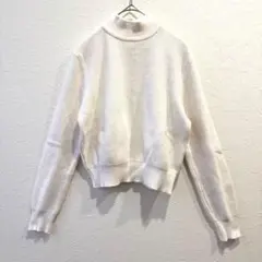 GRL ハイネック リブニットセーター M ホワイト 長袖