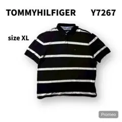 【即購入OK】TOMMY HILFIGER 半袖ポロシャツ　サイズXL ブラック