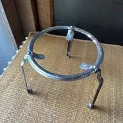 쇼와 레트로 鉄製 錆び付き 五徳 三つ足 火鉢用 囲炉裏 茶道具 古道具